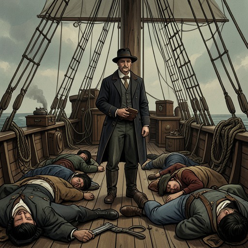 The Cost of Survival from "The Rime of the Ancient Mariner". This flow examines how the Ancient Mariner’s survival separates him from the crew and turns continued life into a burden of witness and penance.