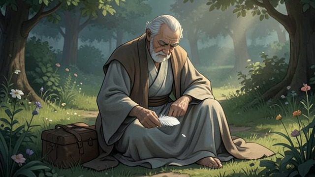 Radiance in Old Age from "The Glass Bead Game". A Quiet Transformation Withdrawal The former Master grows increasingly silent and turns away from ordinary conversation.