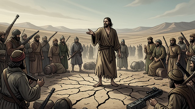 克内希特想象中的三种人生,《玻璃珠游戏》中的场景。最后的服务 危机 庄稼歉收与旱灾动摇了克内希特的权威。共同体古老的献祭雨师习俗,成为现实威胁。 接受 克内希特主动献身,并指定儿子图鲁为继任者。故事将牺牲描绘为维系共同体秩序所必须付出的沉重代价。
