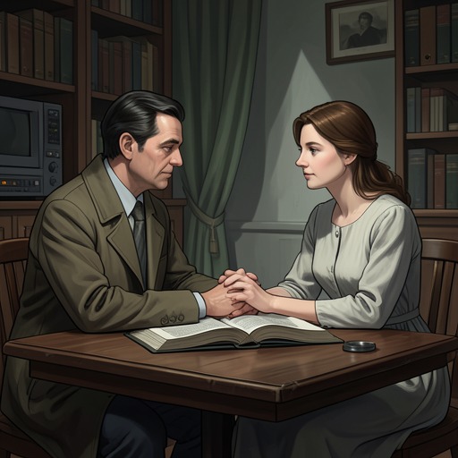 Knecht and Father Jacobus from "The Glass Bead Game". This flow traces the intellectual and personal bond through which Knecht learns to see history as lived reality and service as responsibility.