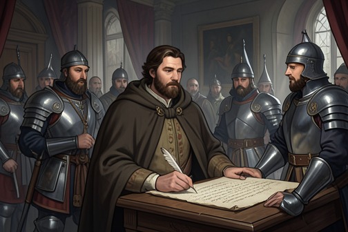 Magna Carta from "Why Nations Fail: The Origins of Power, Prosperity, and Poverty". Magna Carta was the charter that England’s barons compelled King John to accept in 1215.