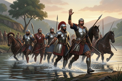 Crossing the Rubicon from "Why Nations Fail: The Origins of Power, Prosperity, and Poverty". Crossing the Rubicon in 49 BC was the decisive break in Julius Caesar’s conflict with the Roman Republic: by moving his legion across the river that separated…