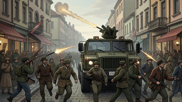 La Violencia from "Why Nations Fail: The Origins of Power, Prosperity, and Poverty". La Violencia was a civil war in Colombia that partly prompted the military government of the 1950s.