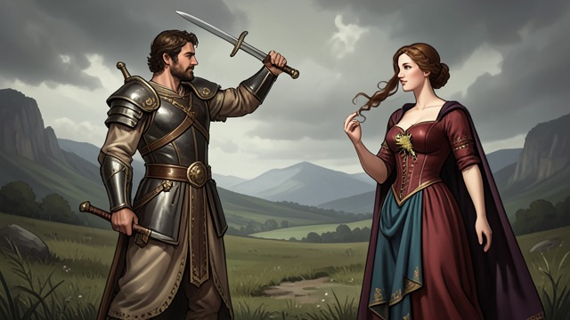 The Sword and the Kiss from "Far from the Madding Crowd". Seduction as Spectacle A private performance Troy invites Bathsheba to watch his sword exercise among the ferns.