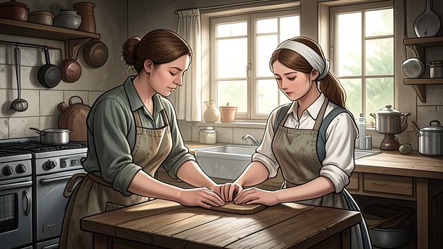 A Companion at the Farm from "Far from the Madding Crowd". Work and Familiarity Shared household Liddy works beside Bathsheba as servant and companion.
