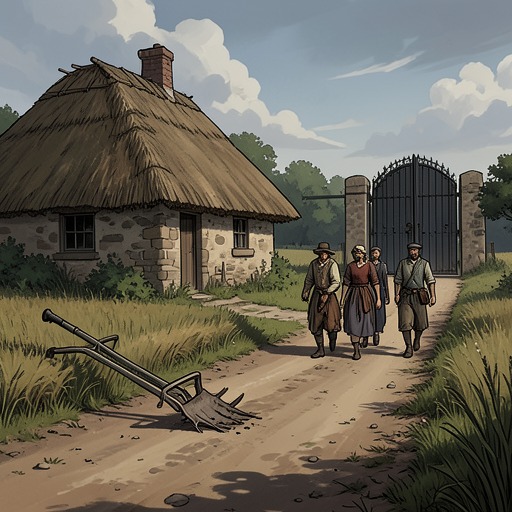 Poverty, Parish, and Responsibility from "Far from the Madding Crowd". This thematic flow traces the material and social structures that shape Fanny’s vulnerability and the community’s obligations after her death.