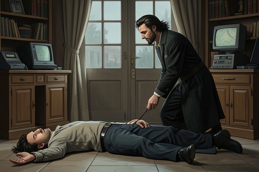 尼古拉接受黑暗之礼 from "The Vampire Lestat". Nicolas’s transformation marks the point at which Lestat’s longing to keep his beloved close becomes an act that separates them.