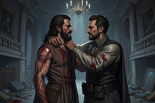 阿曼德袭击莱斯特并被带往高塔 from "The Vampire Lestat". Armand’s attack on Lestat is a violent reversal of their long-awaited meeting: Armand drains Lestat, but Lestat breaks free, beats him nearly to death, and…