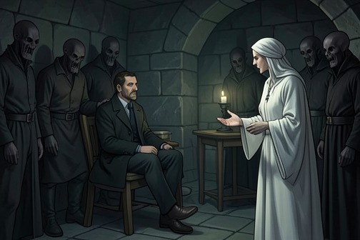 Louis与Claudia在巴黎受审及Claudia被处决 from "The Vampire Lestat". The Paris trial of Louis and Claudia, as recalled by Lestat, is a betrayal disguised as justice: Armand forces Lestat to testify against Claudia, Claudia is…