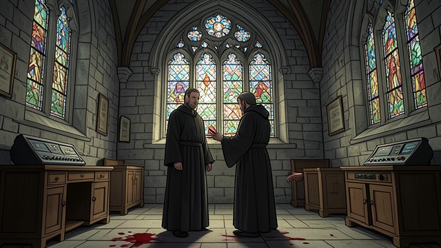 The Chapel Revelation from "The Vampire Lestat". The Chapel Revelation Marius brings Lestat to the hidden chapel and reveals that Akasha and Enkil are living vampires, not statues.