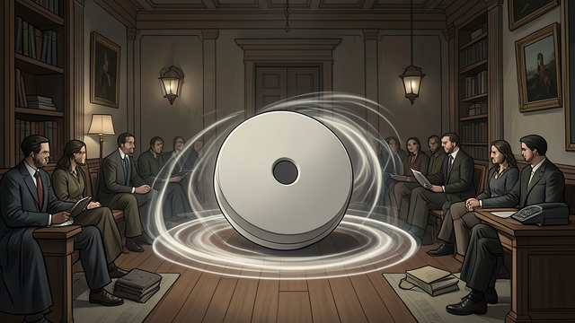 球体现身,《平面国》中的场景。公开演示 球体进入议会厅,展示了一个圆形截面。他穿过平地国时,这个截面随之扩大又缩小。对于聚集在场的图形来说,这种变化的形状让他们短暂接触到自身通常经验之外的证据。 当局控制这场奇观 球体从他们的平面消失时,低阶袭击者无法抓住他。主持会议的圆形阶层(祭司)将此事斥为已知的秘密,下令让目击者噤声,并阻止公开讨论。