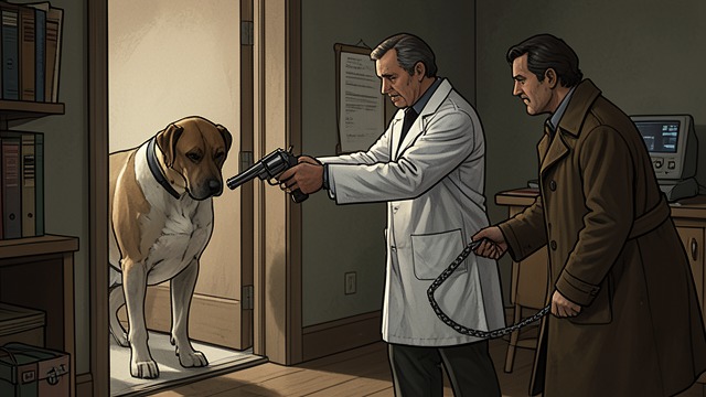 The Reversal from "The Heart of a Dog". The Second Intervention A Dangerous Breaking Point Sharikov draws a revolver during an expulsion dispute, forcing the household into an immediate crisis.