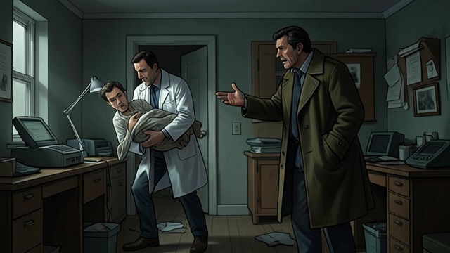 The Donor Arrives from "The Heart of a Dog". An Unusual Delivery Preparations Begin Doctor Bormenthal brings the recently deceased donor's body to the apartment.
