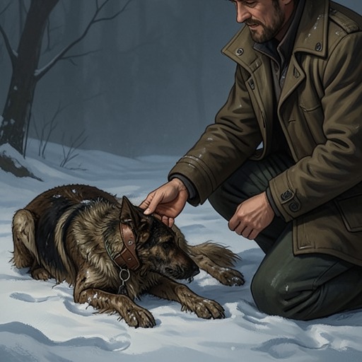 The Dog's Lasting Attachment from "The Heart of a Dog". This emotional thread follows Sharik's attachment to the person who rescues him and the ordinary comforts that continue to define his return as a dog.
