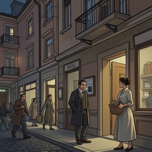 The Neighborhood's Changing Order from "The Heart of a Dog". This subplot follows changes in the apartment building and its institutions, from the loss of old household customs to conflicts over space and authority.
