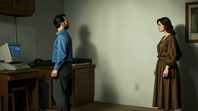 Memory as Competition from "Judas". The Former Life Persists Imagined Domesticity Shmuel pictures Yardena working while Nesher builds a stable life with her.