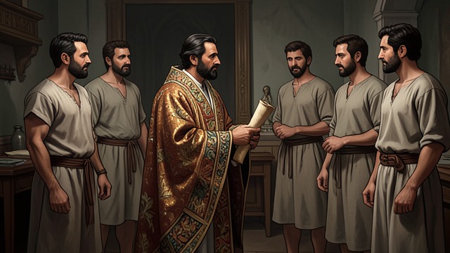 The Investigator Arrives from "Judas". An Outsider Joins the Disciples Mission Judas arrives from Jerusalem as a wealthy, educated observer sent to assess Jesus.