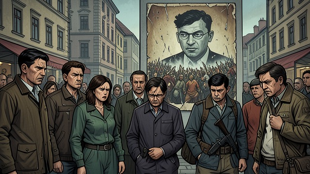 Stalin’s Reckoning from "Judas". Faith Shaken Revelations The group confronts evidence of Stalin-era terror and questions its political inheritance.