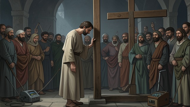 The Believer at the Cross from "Judas". Faith Without Rescue Judas’s Expectation Judas believes Jesus will escape the cross and reveal himself as savior before Jerusalem.