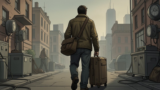 The Unfinished Journey from "Judas". Departure Without a Verdict Leaving the City Shmuel heads away from Jerusalem, feeling both release and regret.
