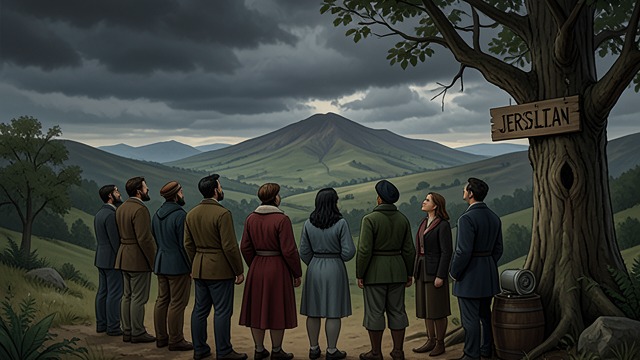 The Crusaders Find a Jerusalem from "Judas". An Ideal Relocated The Journey Wald tells of crusaders who lose faith in the heavenly city they seek.
