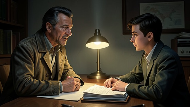 米哈去世后瓦尔德的生活,《《犹大》》中的场景。以机智作为防御 表演 格尔绍姆·瓦尔德用笑话、争辩、圣经引文和尖锐的评断迎接舒穆埃尔。 隐藏的悲伤 他活泼的声音与那双蒙着悲伤的眼睛形成对照;他的身体也越来越依赖双臂支撑。 话语充满了房间,却还没有揭示他无法忍受说出口的事。