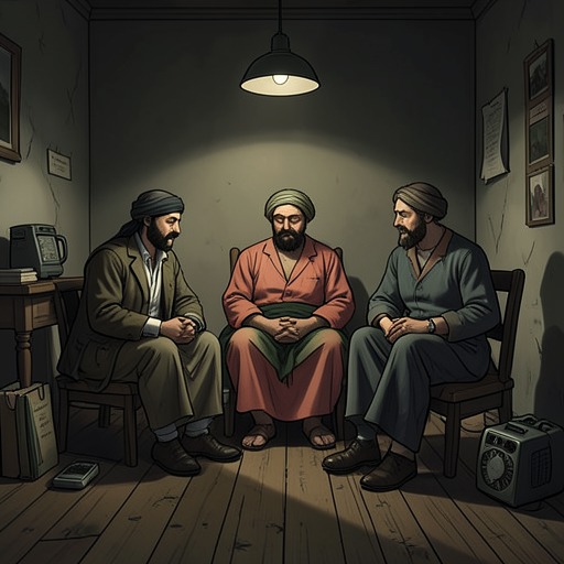 三个男人与一个家，《《犹大》》中的场景。这条故事线追溯舒穆埃尔、瓦尔德与阿塔莉娅之间各不相同的羁绊，以及一个临时家庭的形成与解体。