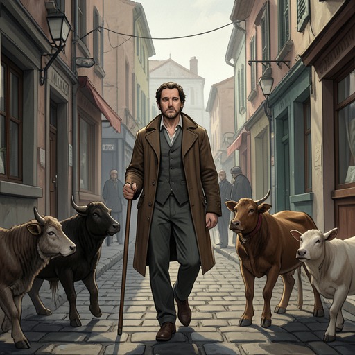 The Cane and the Street Animals from "Judas". This thread traces how Shmuel’s encounters with animals expose the difference between compassion and practical care.