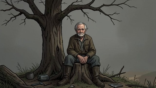 Lonely Change from "The Giving Tree". Lonely Change After The Boy grows older, The Tree is often alone. A New Rhythm The dependable childhood visits no longer describe their relationship.