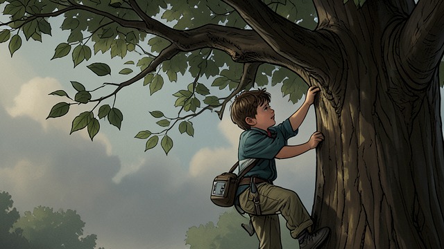 Daily Togetherness from "The Giving Tree". Daily Togetherness The Boy comes to The Tree every day, and their time together includes play and rest.