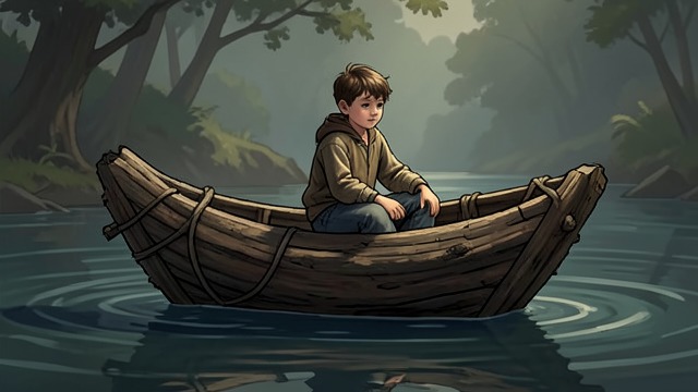 Trunk as Transport from "The Giving Tree". Trunk as Transport The Tree’s trunk becomes a boat that carries The Boy far away.