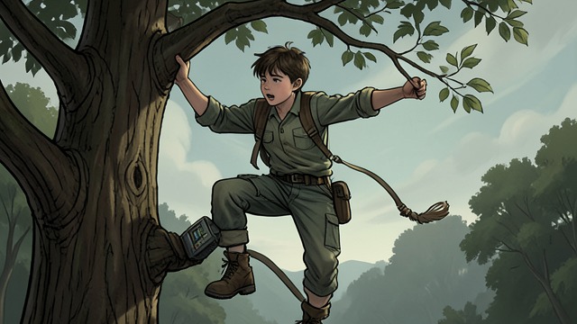 Able to Climb from "The Giving Tree". Able to Climb The Boy climbs The Tree’s trunk, swings from her branches, and eats her apples.