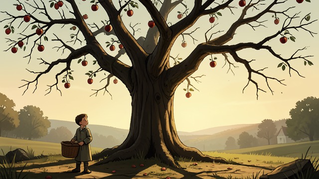 Apples for Money from "The Giving Tree". Apples for Money The Boy wants money, and The Tree offers her apples for him to sell in the city.