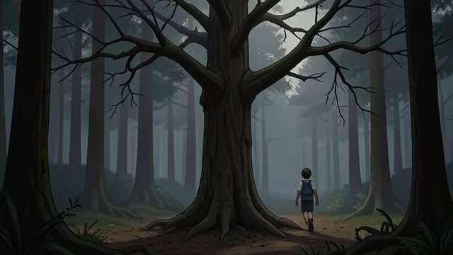 树与男孩共同度过的童年,《爱心树》中的场景。探访渐变 时光流逝,男孩渐渐长大,树常常独自一人。童年时每日探访的习惯开始被打破。 距离悄然来临 变化逐渐发生,却改变了树对彼此羁绊的感受。 不对等的依恋 树仍继续等待并欢迎男孩,而男孩的心思转向了他们共同嬉戏之外的生活。