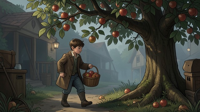 Apples as Currency from "The Giving Tree". Apples as Currency The Boy takes apples to sell, converting what once belonged to their shared play into money.