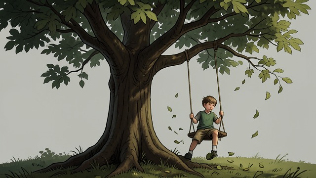 Playful Abundance from "The Giving Tree". Playful Abundance The Tree first gives The Boy experiences: leaves for crowns, branches for swinging, apples to eat, and shade for resting.