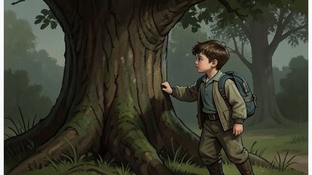Voyage-Seeking Visit from "The Giving Tree". Voyage-Seeking Visit The Boy comes back asking for a boat. The Tree offers her trunk, and he sails away.