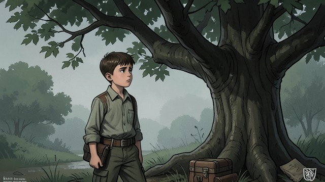 Search for a House from "The Giving Tree". Search for a House The Boy says he wants a wife, children, and a house to keep him warm.