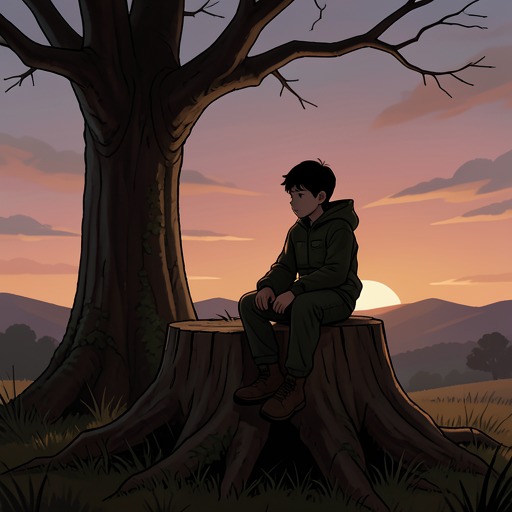 The Tree and the Boy’s Shared Childhood from "The Giving Tree". This thread follows the closeness of The Tree and The Boy from playful childhood through the final, quieter form of their companionship.
