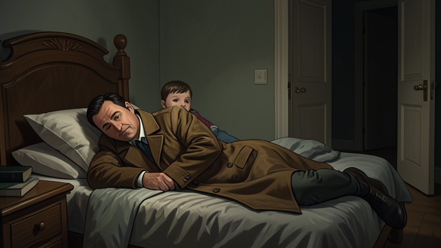 A Child’s Death from "The Interpretation of Dreams". A Child’s Death Vigil at the bedside A father has spent days and nights watching his sick child. After the child dies, the body is laid out in a nearby room.