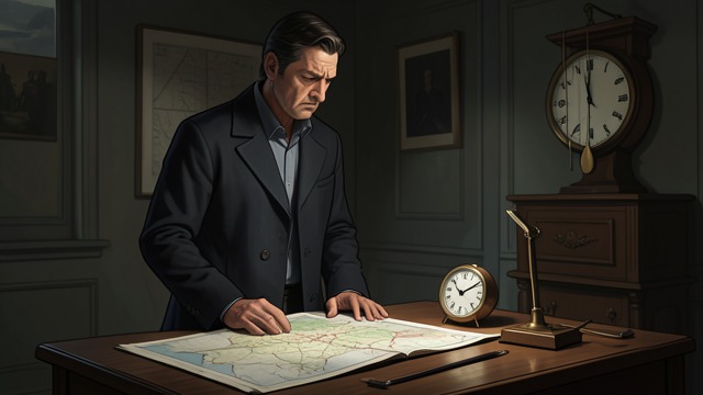 A False Map Becomes Bait from "Foucault's Pendulum". The Map as Leverage A concealed claim Belbo tells Aglie that he knows the map's secret and implies that the answer is astonishingly simple.