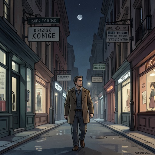 From Doubt to Paranoia from "Foucault's Pendulum". Casaubon's effort to interpret the Paris night becomes a crisis of perception in which ordinary streets, shops, and monuments seem to confirm the conspiracy.