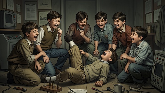 The School's Cruelty from "Of Human Bondage". The School's Cruelty Schoolboys mimic Philip's limp, trip him, and demand to see his foot.