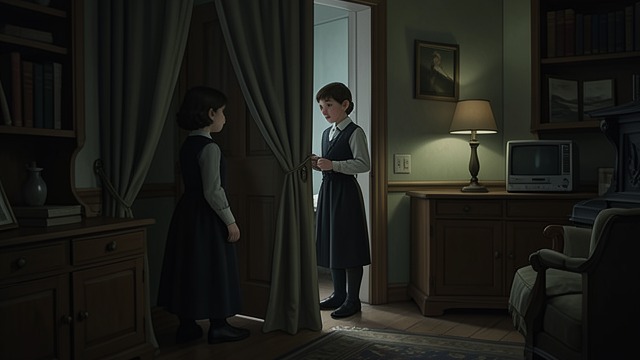 A New Household from "Of Human Bondage". A New Household Emma tells Philip that his mother is dead and takes him back to his uncle's home.