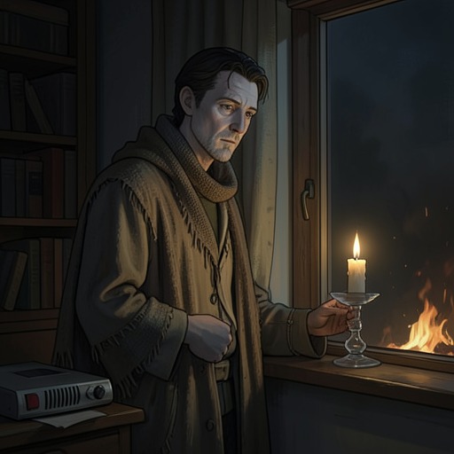 死亡、恐惧与人性的脆弱,《人性的枷锁》中的场景。死亡剥去了表面上的笃定,揭示出即使是那些自以为早已做好准备的人,内心仍然存有恐惧与温情。