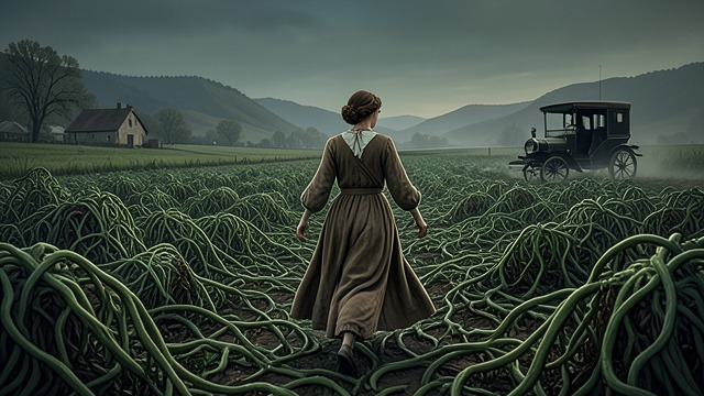 Women Outside the Room from "The Yellow Wall Paper". Women Outside the Room A world of creepers The narrator sees the same woman moving through the countryside by day and hiding when carriages approach.