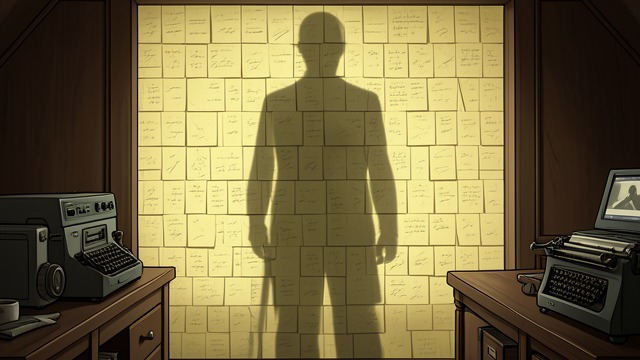 A Figure Behind the Surface from "The Yellow Wall Paper". A Figure Behind the Surface Hidden life imagined The narrator sees a woman behind the wallpaper's conspicuous pattern.