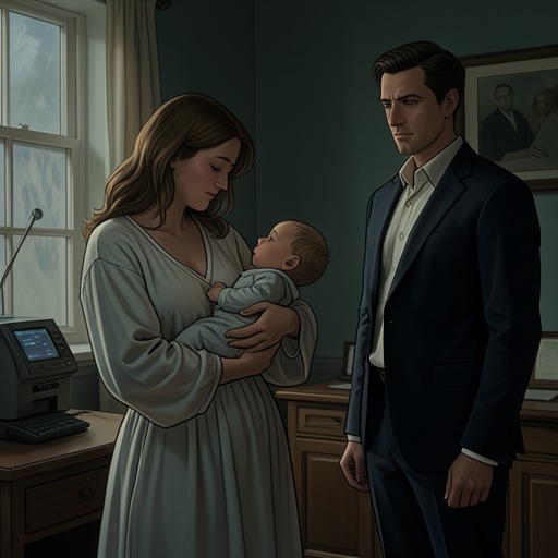 The Narrator's Relationship with Her Baby from "The Yellow Wall Paper". This flow traces the narrator's love for her baby alongside the painful distance created by her illness and the household's arrangements.