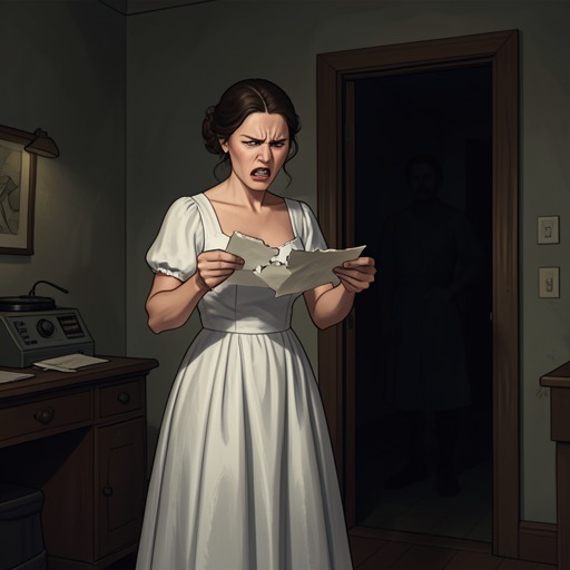 The Contest Over Departure from "The Yellow Wall Paper". This flow follows the narrator's wish to leave, John's repeated delays, and the final reversal in which she bars him from entering the room.