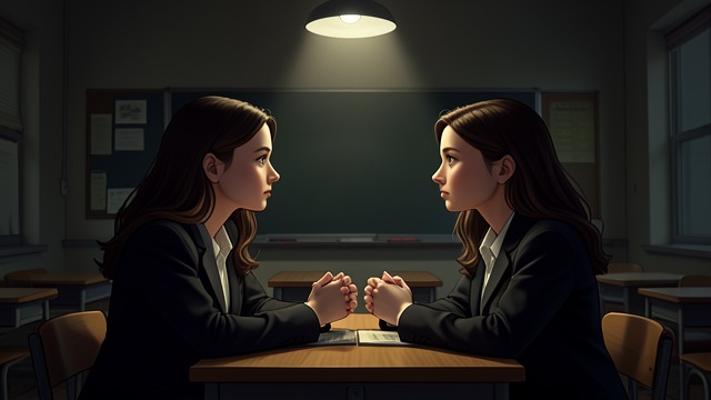 一所学着共处的学校,《贱女孩》中的场景。一场引导式谈话 指出问题模式 诺伯里老师请学生们回想自己何时受到过伤害,又何时伤害过别人。这项练习让共同承担责任变得清晰可见。 有限的修复 道歉和信任练习带来了彼此联结的时刻,却无法抹去伤害。凯蒂·赫伦和珍妮丝·伊恩仍需直接面对彼此之间的冲突。